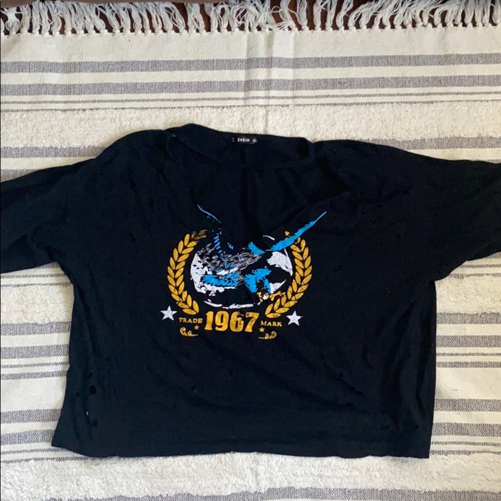 SHEIN vintage distressed T-Shirt